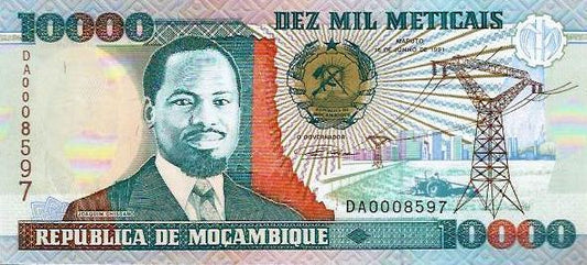 Moçambique - 10000 Meticais 1991 (# 137)