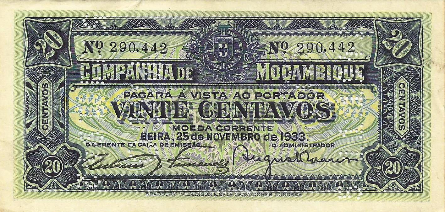 Moçambique - 20 Centavos 1933 (# R29)
