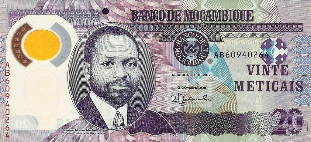 Moçambique - 20 Meticais 2017 (# 149b)