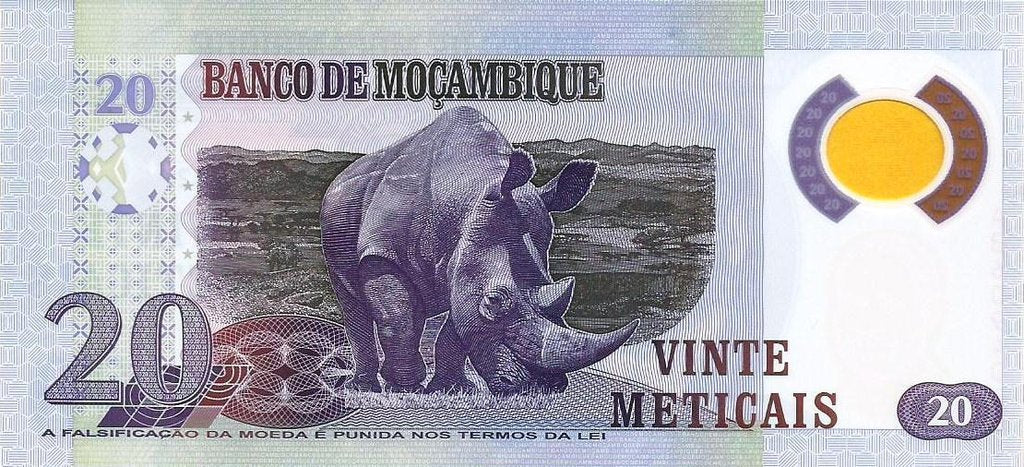 Moçambique - 20 Meticais 2017 (# 149b)