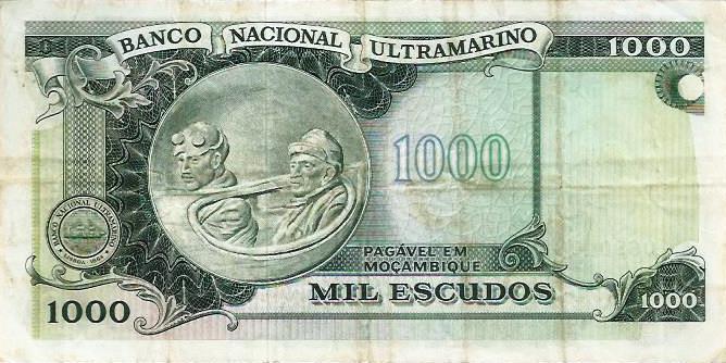 Moçambique - 1000$00 1972 (# 115)