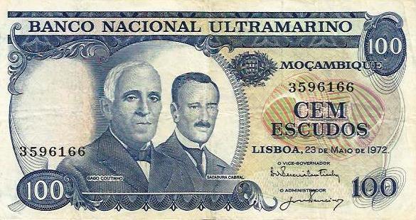 Moçambique - 100$00 1972 (# 113)