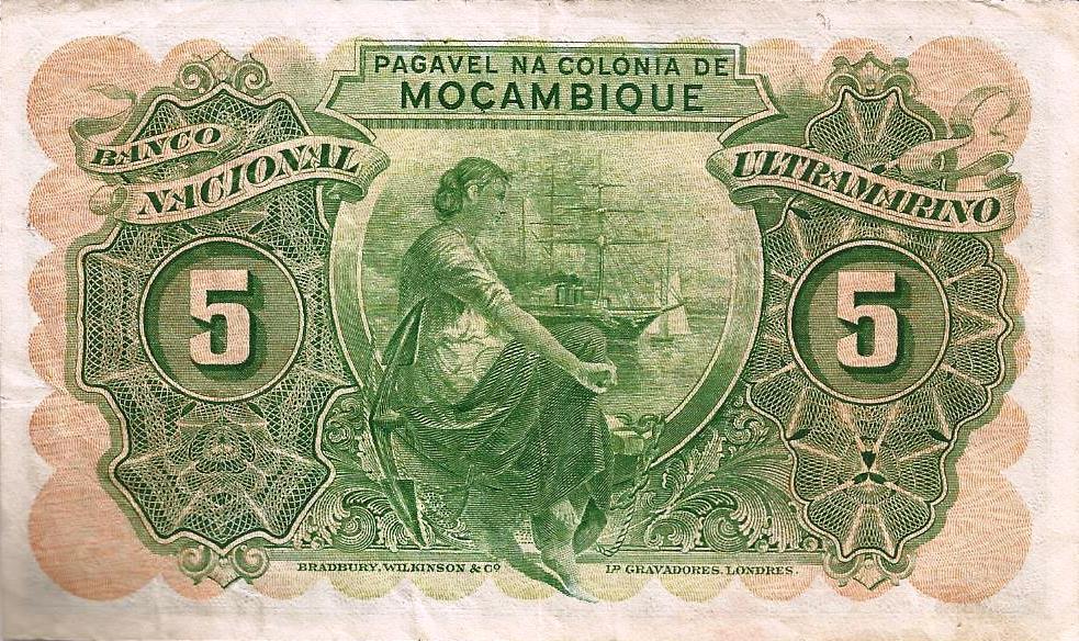 Moçambique - 5$00 1943 (# 89)