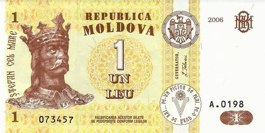 Moldavia - 1 Leu 2006 (# 8g)