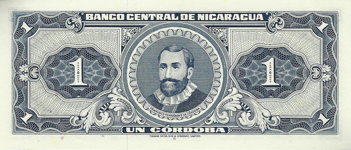 Nicaragua - 1 Cordoba 1968 (# 115a)