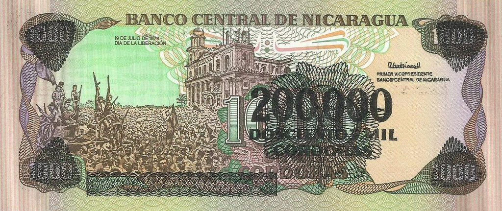Nicaragua - 200000 Cordobas 1985 (# 162)