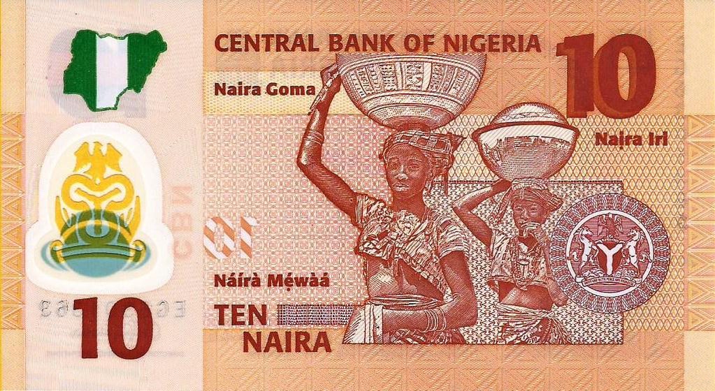 Nigeria - 10 Naira 2017 (# 39h)