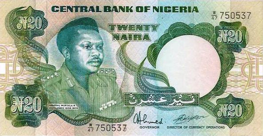 Nigeria - 20 Naira 1984 (# 26d)