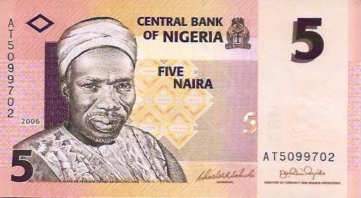 Nigeria - 5 Naira 2006 (# 32)