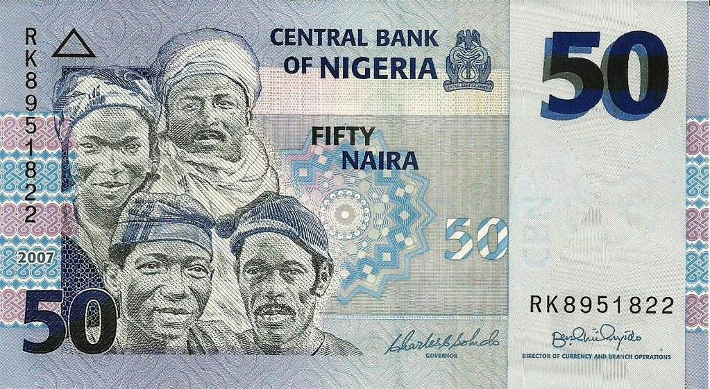 Nigeria - 50 Naira 2009 (# 49a)