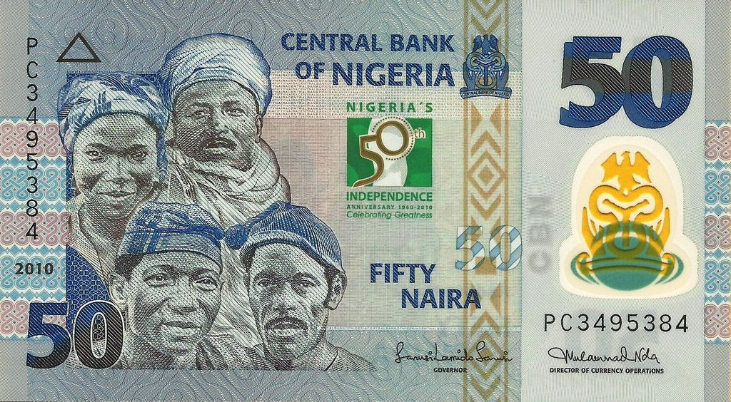 Nigeria - 50 Naira 2010 (# 37)