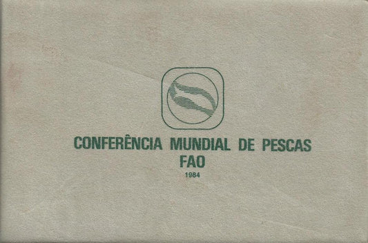 Portugal - 250$00 1983/4 (Km# 626) Conferencia Mundial Pescas