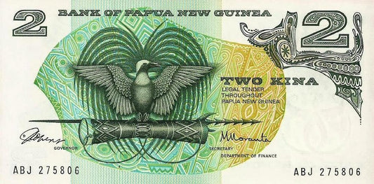Papua N. Guiné - 2 Kina 1975 (#1a)