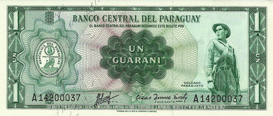 Paraguai - 1 Guarani 1952 (# 193b)