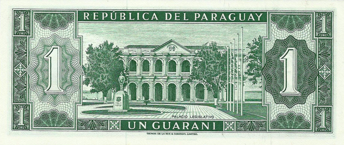 Paraguai - 1 Guarani 1952 (# 193b)
