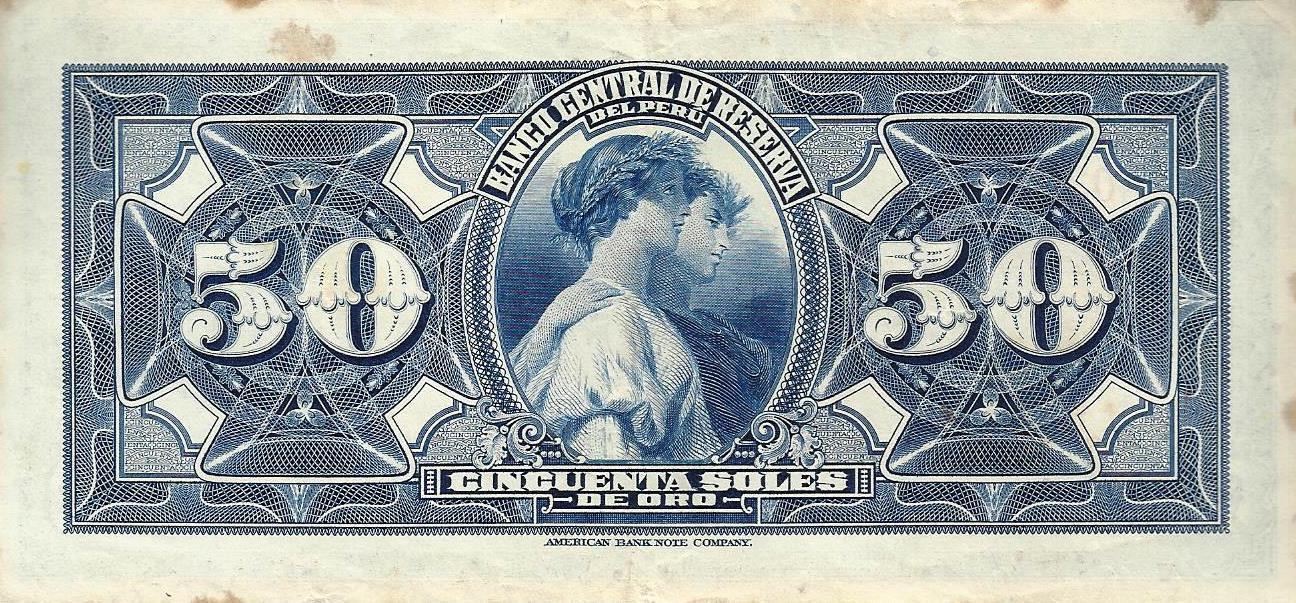 Peru - 10 Soles Ouro 1941 (# 67Aa)