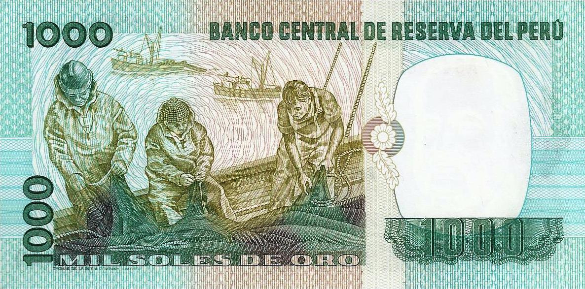 Peru - 1000 Soles Ouro 1979 (# 118)