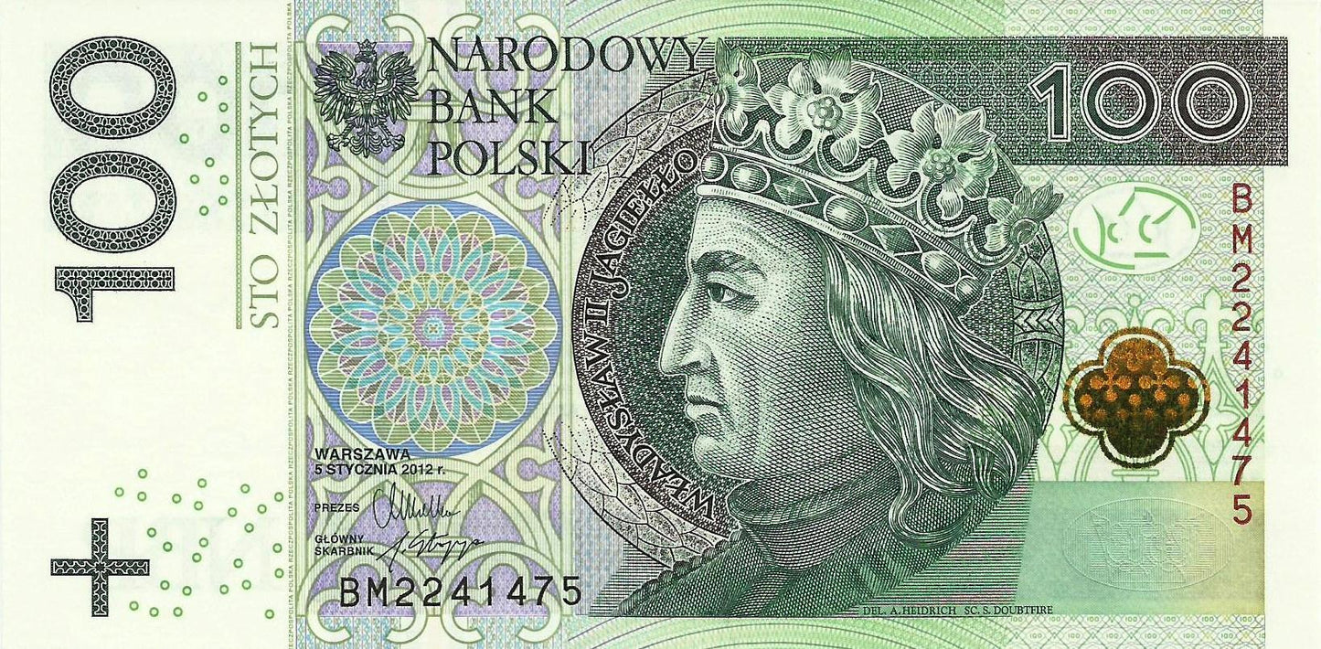 Polónia - 100 Zlotych 2012 (# 186)