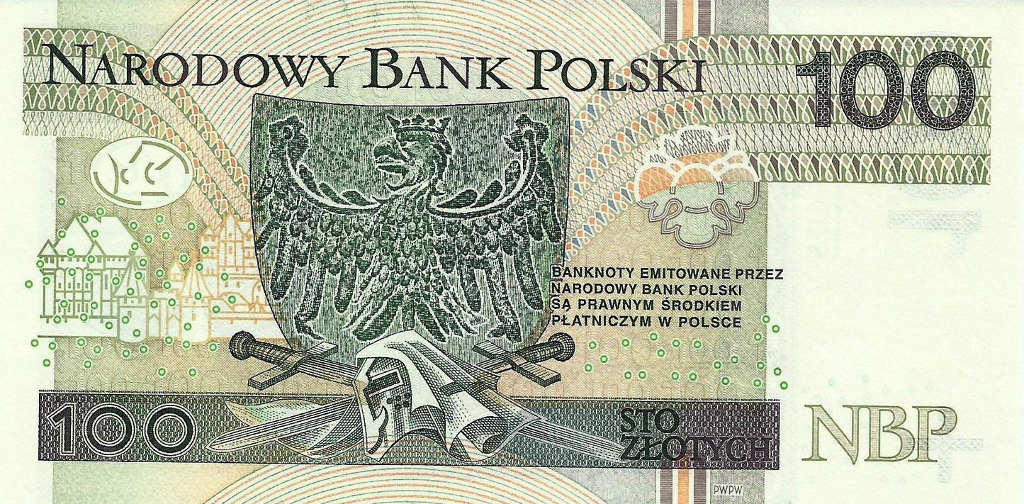 Polónia - 100 Zlotych 2012 (# 186)