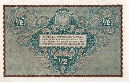 Polónia - 1/2 Marka 1920 (# 30)