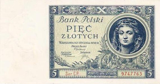 Polonia - 5 Zlotych 1930 (# 72)
