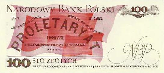 Polónia - 100 Zlotych 1986 (# 143)