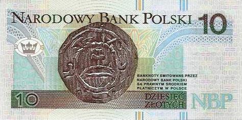 Polónia - 10 Zlotych 1994 (# 173a)