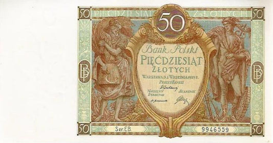 Polonia - 50 Zlotych 1929 (# 71)
