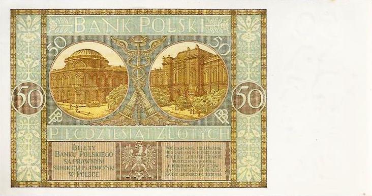 Polónia - 50 Zlotych 1929 (# 71)