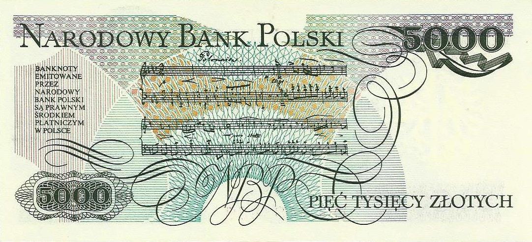 Polónia - 5000 Zlotych 1982 (# 150a)