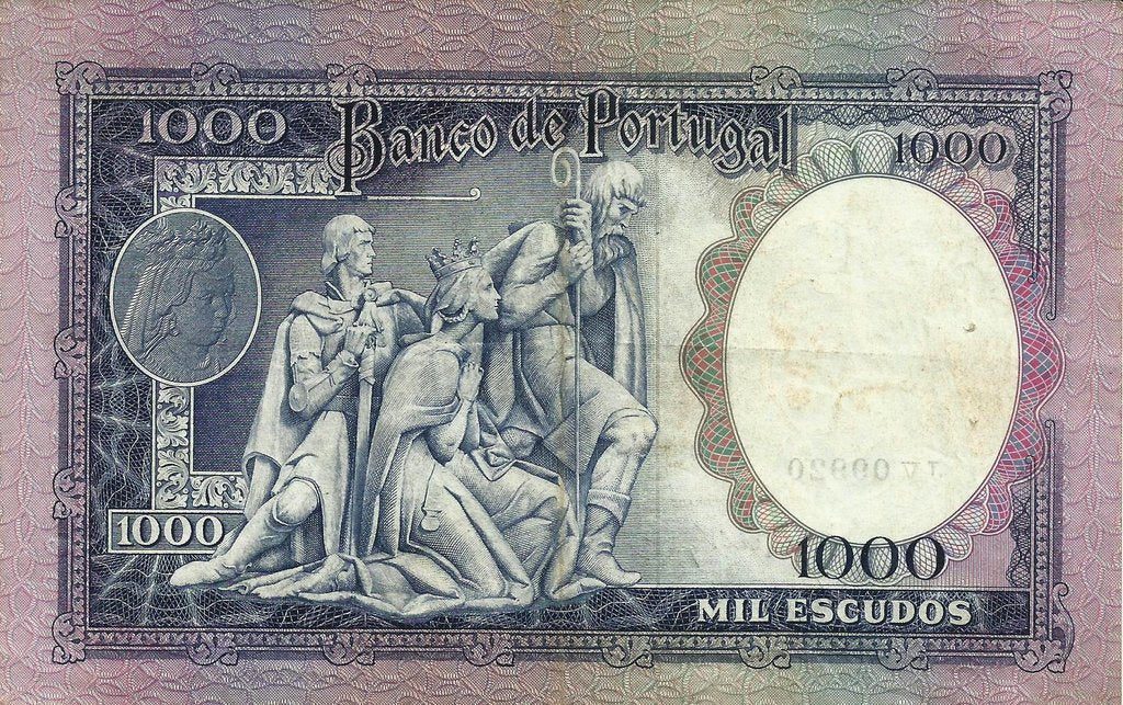 Portugal - 1000$00 1961 (# 166)