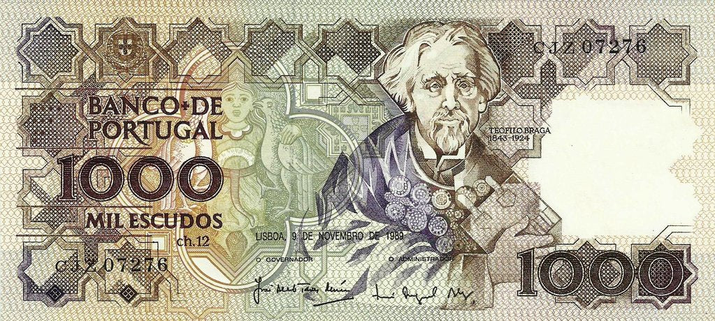 Portugal - 1000$00 1989 (# 181f)