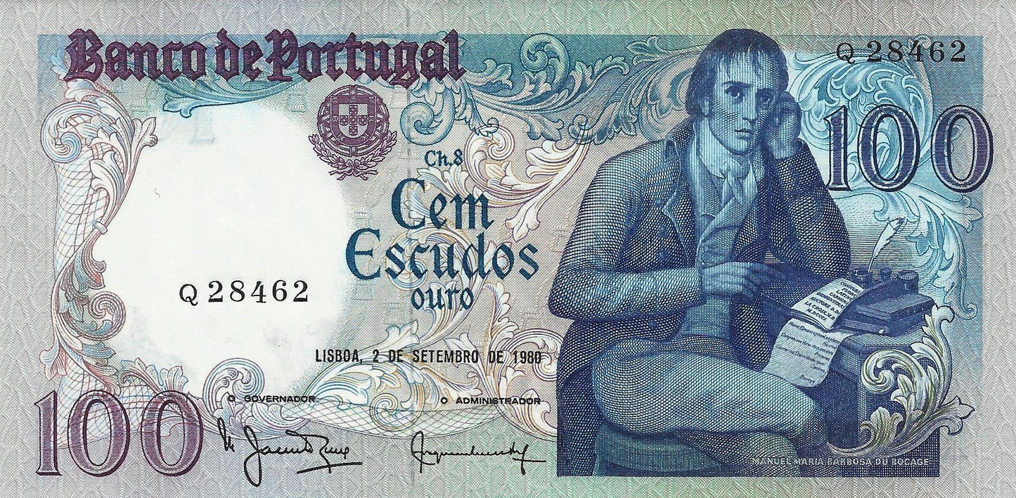 Portugal - 100$00 1980 (# 178a)