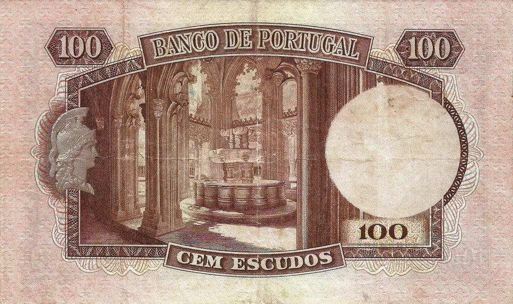 Portugal - 100$00 1950 (# 159)