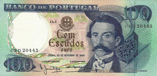 Portugal - 100$00 1965 (# 169a)