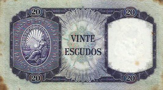 Portugal - 20$00 1960 (# 163)