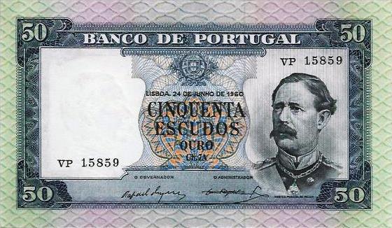 Portugal - 50$00 1960 (# 164)