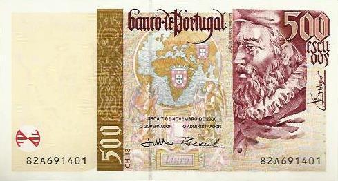 Portugal - 500$00 2000 (# 187c)