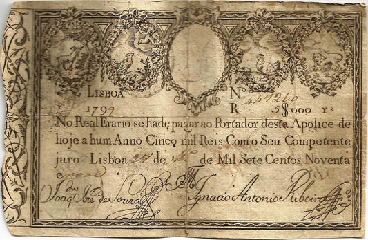 Portugal - 5$000 Reis 1799