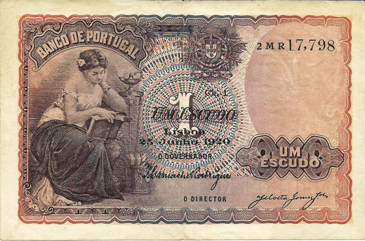 Portugal - 1$00 1920 (# 113a)