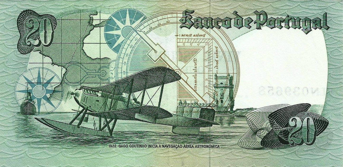 Portugal - 20$00 1978 (# 176b)