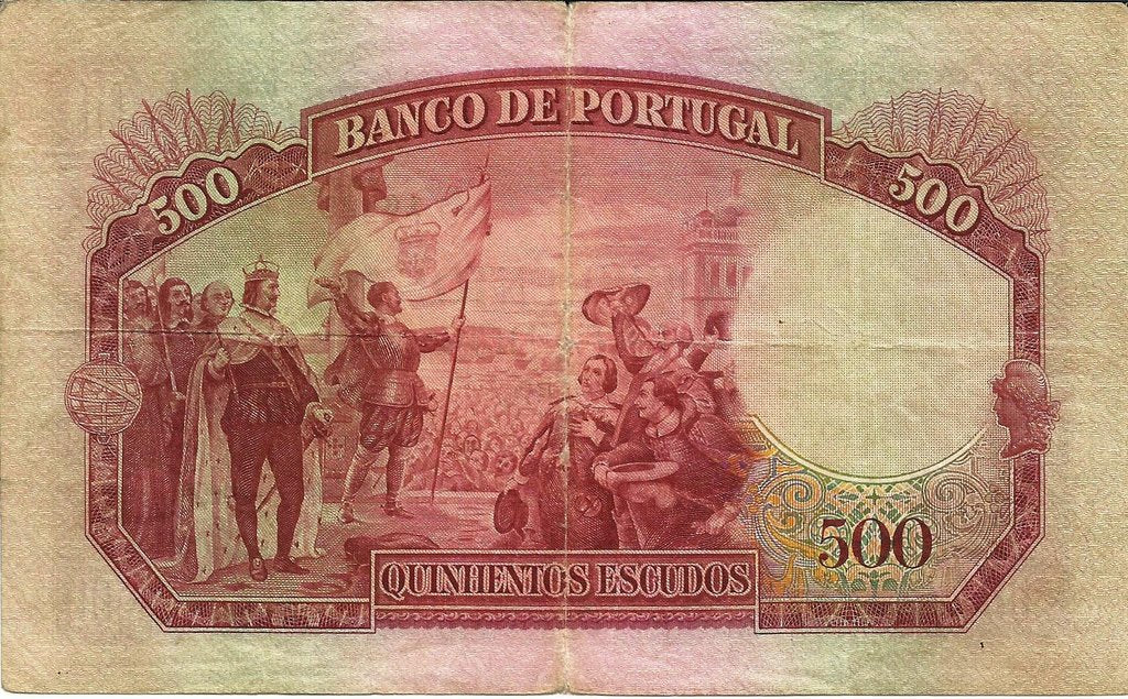Portugal - 500$00 1952 (# 158a)