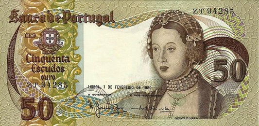 Portugal - 50$00 1980 (# 174a)