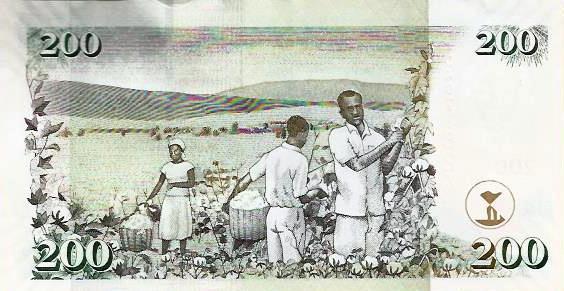Quenia - 200 Shillings 2009 (# 49d)