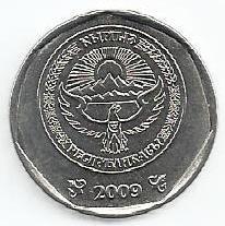 Quirguistão - 10 Com 2009 (Km# 43)