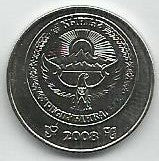Quirguistão - 1 Com 2008 (Km# 14)