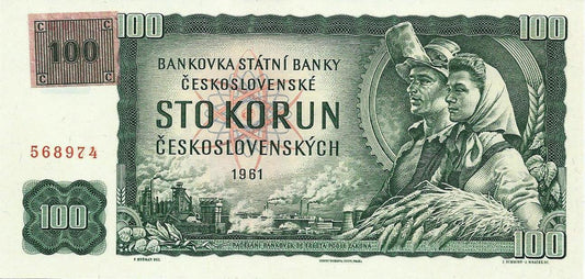 República Checa - 100 Korun 1961(1993) (# 1c)