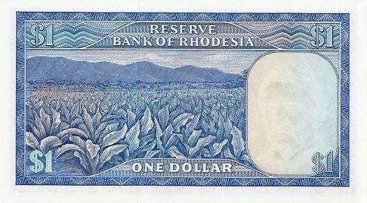 Rodésia - 1 Dolar 1974 (# 30i)