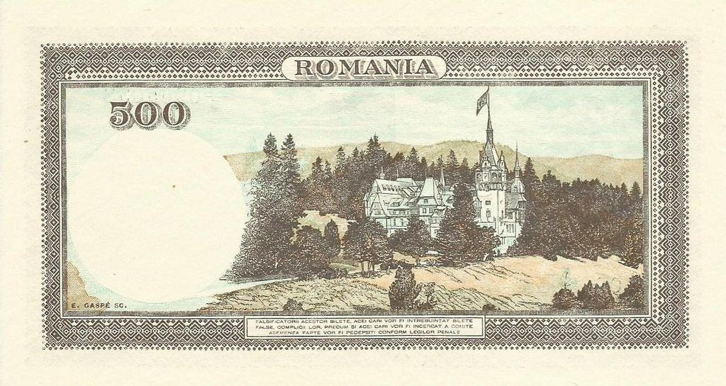 Roménia - 500 Lei 1940 (# 51a)