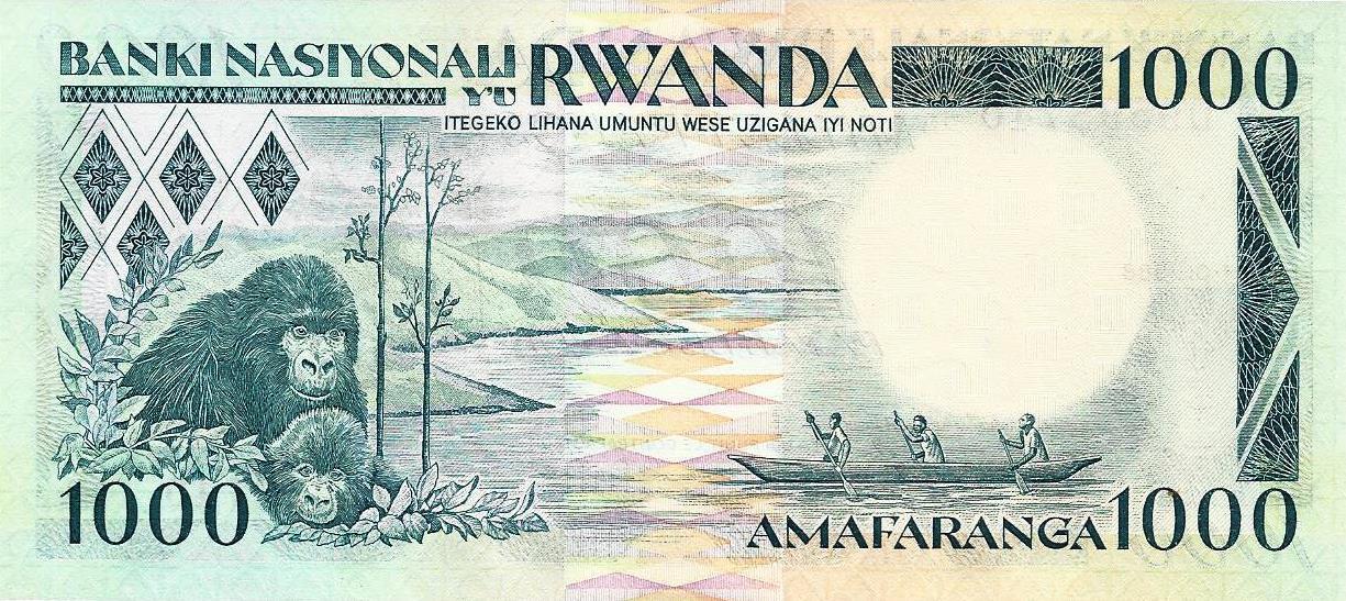 Ruanda - 1000 Francos 1988 (# 21)